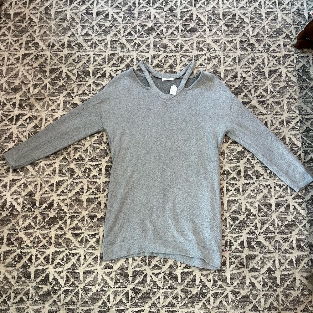 Cherish gray sweater dress